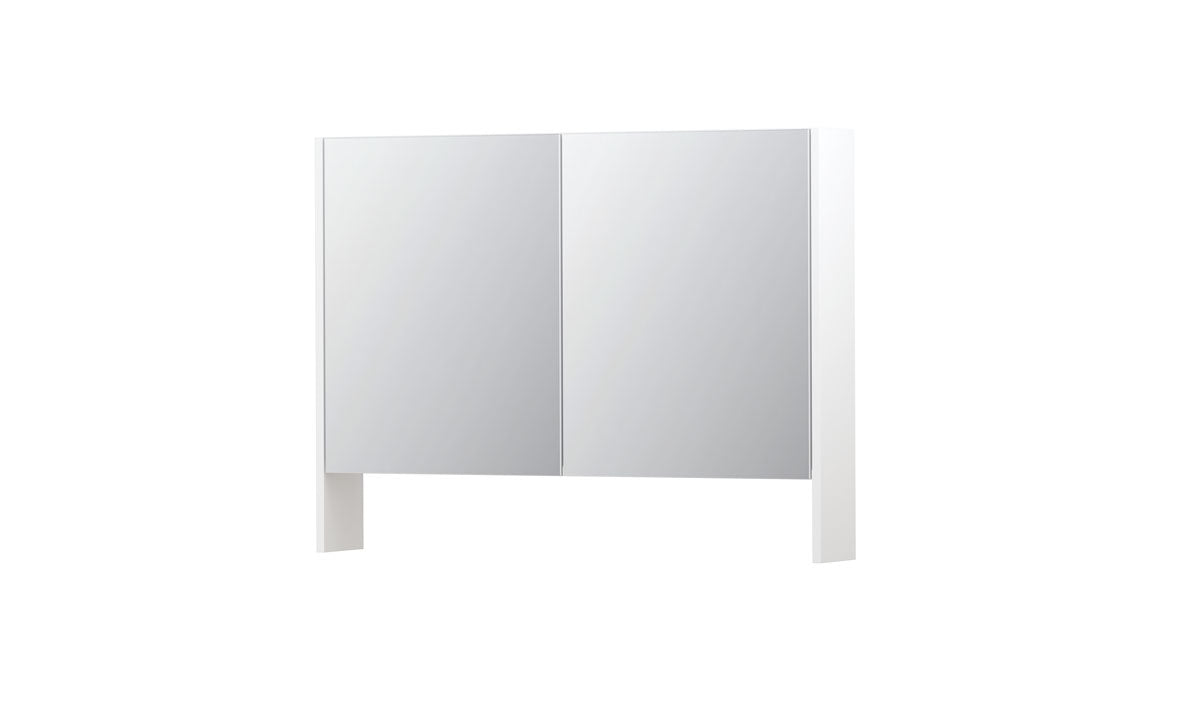 Ink SPK3 spiegelkast 2 deuren - 100x74cm - mat wit