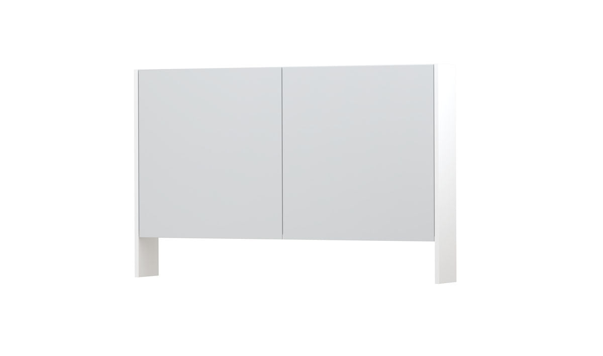 Ink SPK3 spiegelkast 2 deuren - 120x74cm - mat wit