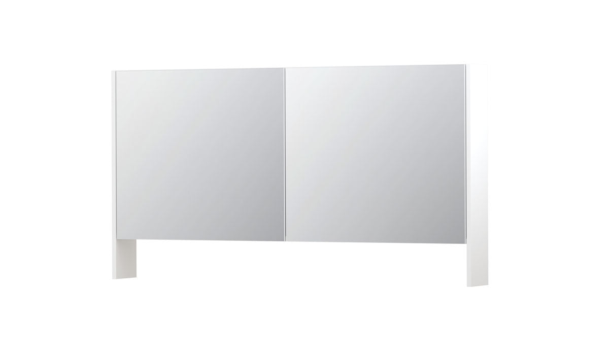 Ink SPK3 spiegelkast 2 deuren - 140x74cm - mat wit