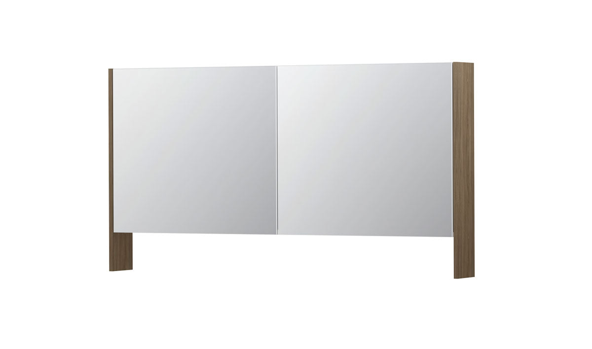 Ink SPK3 spiegelkast 2 deuren - 140x74cm - zuiver eiken