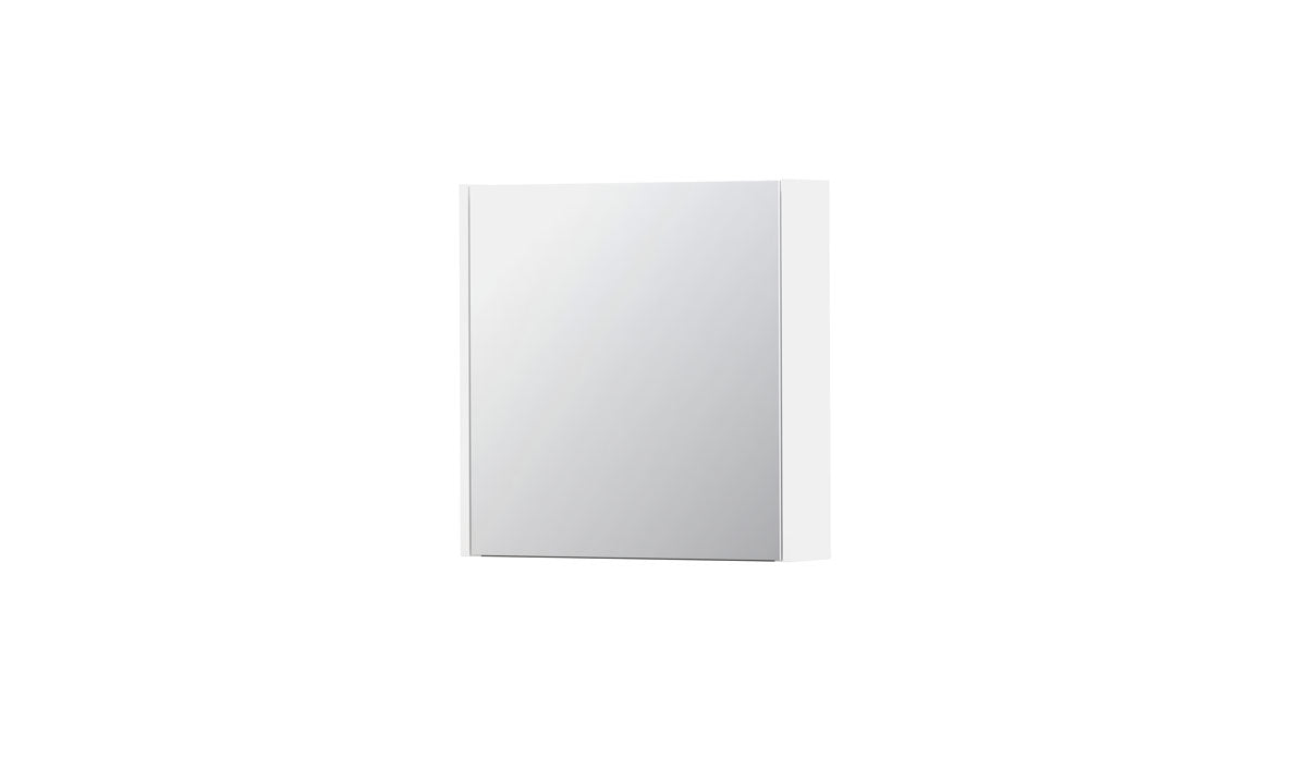 Ink SPK1 spiegelkast 1 deur - 60x60cm - mat wit