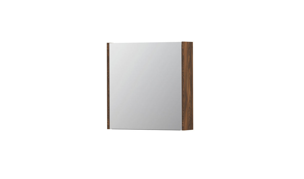 Ink SPK1 spiegelkast 1 deur - 60x60cm - noten