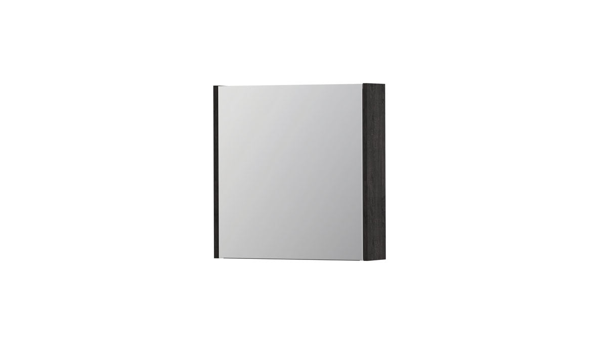 Ink SPK1 spiegelkast 1 deur - 60x60cm - houtskool eiken
