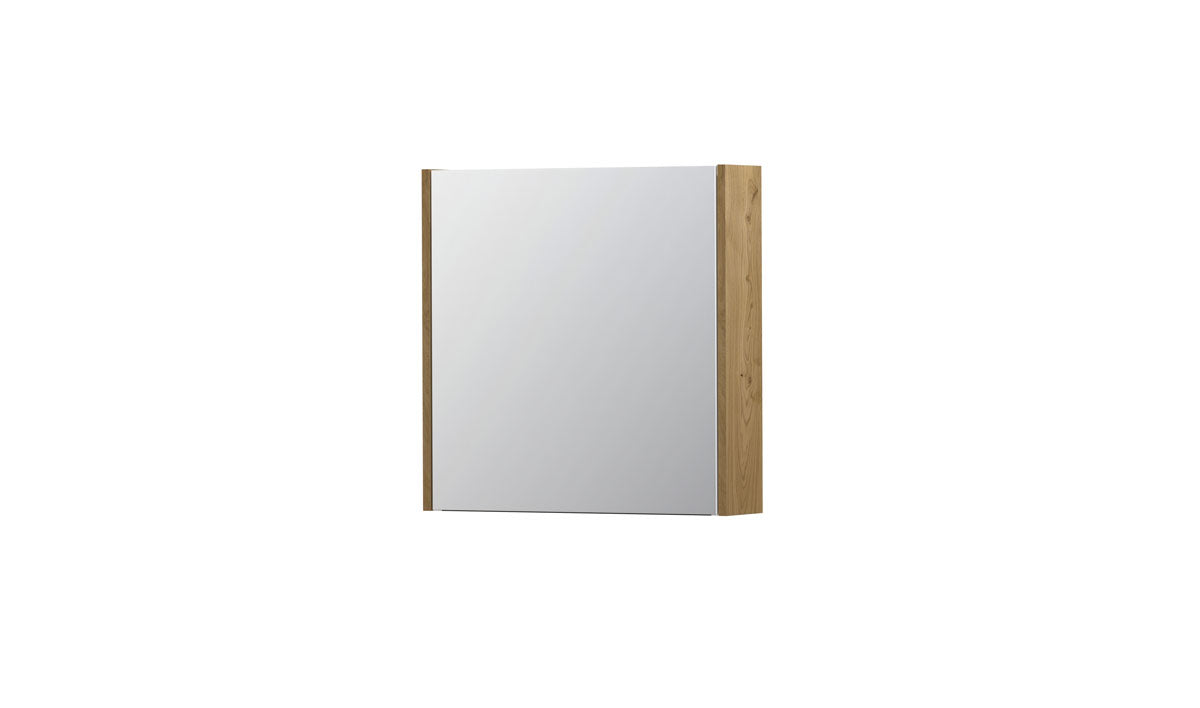 Ink SPK1 spiegelkast 1 deur - 60x60cm - fineer natur