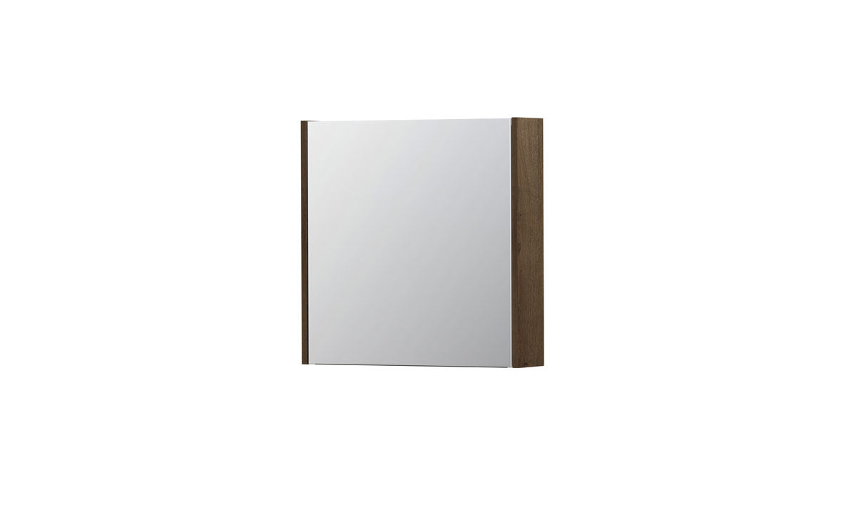 Ink SPK1 spiegelkast 1 deur - 60x60cm - fineer chocolate