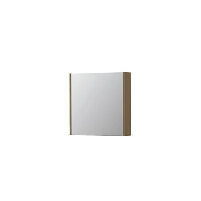 Ink SPK1 spiegelkast 1 deur - 60x60cm - olijf eiken