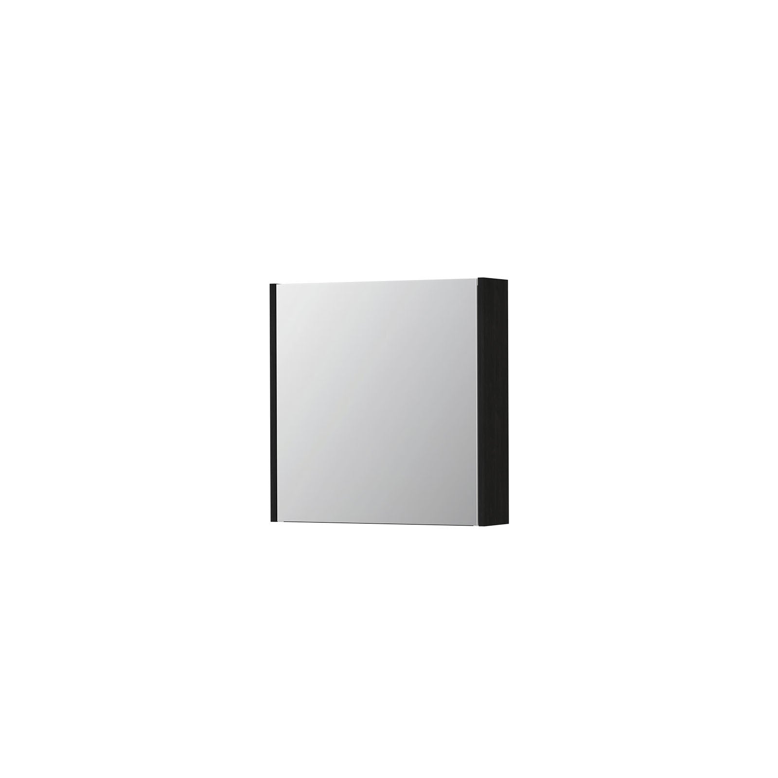 Ink SPK1 spiegelkast 1 deur - 60x60cm - fineer matt intens black