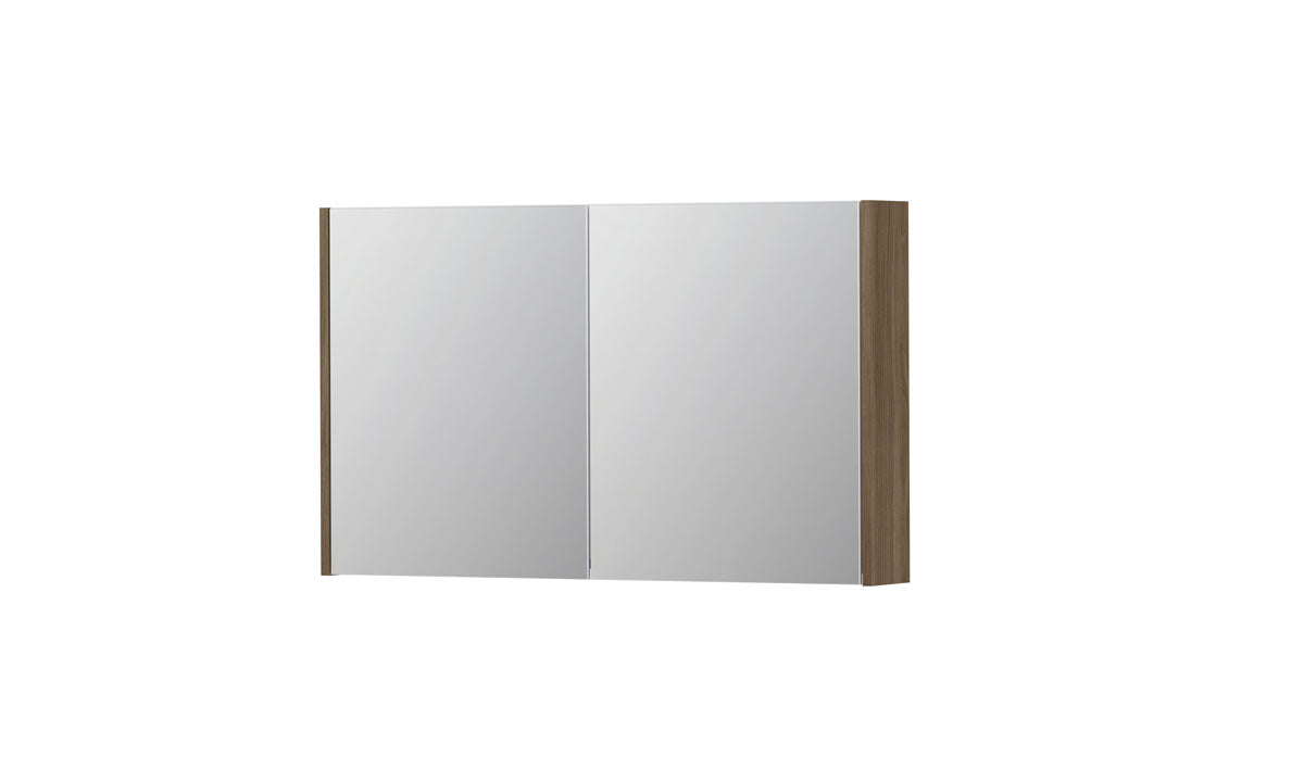 Ink SPK1 spiegelkast 2 deuren - 100x60cm - zuiver eiken