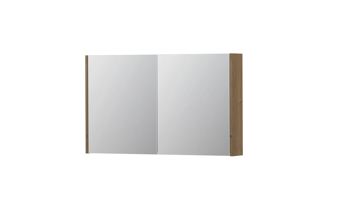 Ink SPK1 spiegelkast 2 deuren - 100x60cm - fineer ash grey