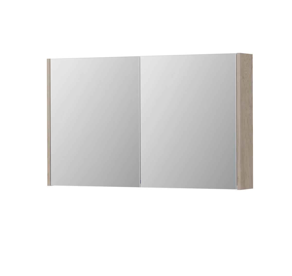 Ink SPK1 spiegelkast 2 deuren - 100x60cm - ivoor eiken