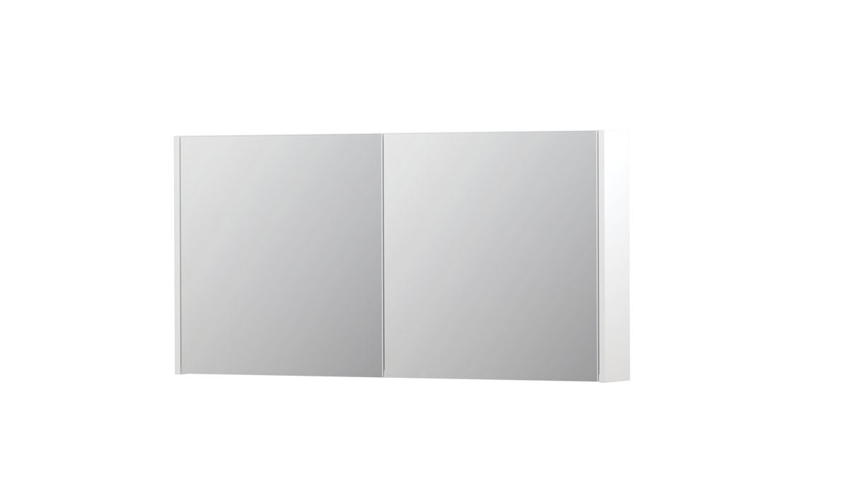 Ink SPK1 spiegelkast 2 deuren - 120x60cm - mat wit