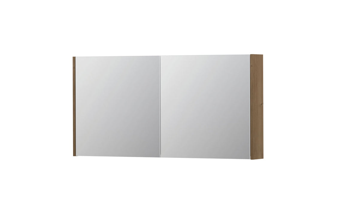 Ink SPK1 spiegelkast 2 deuren - 120x60cm - fineer ash grey