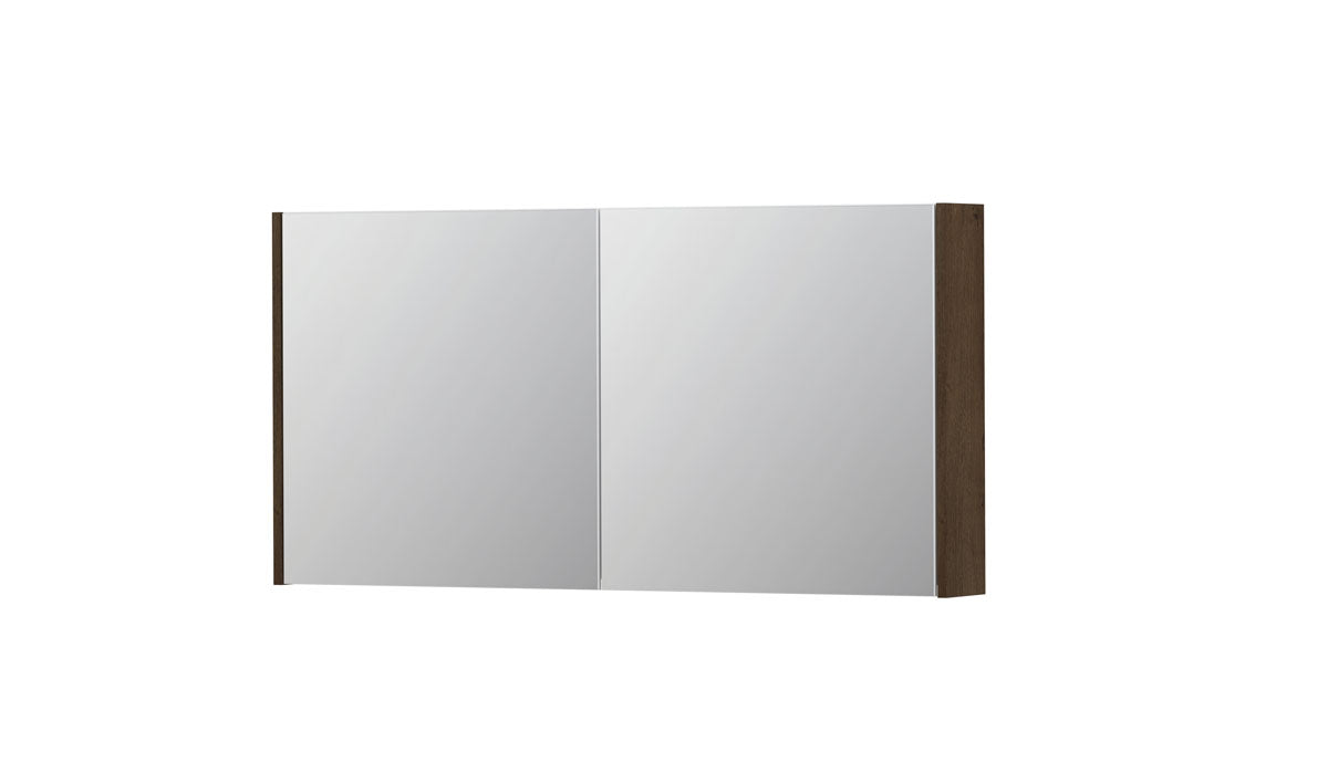 Ink SPK1 spiegelkast 2 deuren - 120x60cm - fineer chocolate