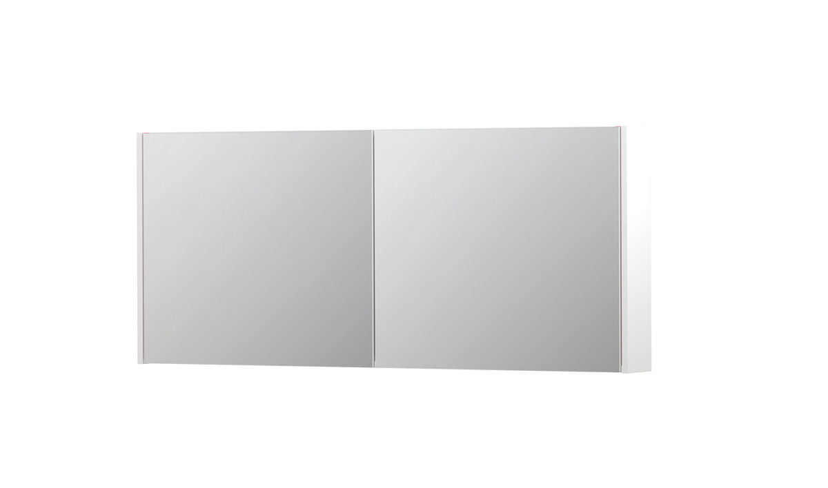 Ink SPK1 spiegelkast 2 deuren - 140x60cm - mat wit