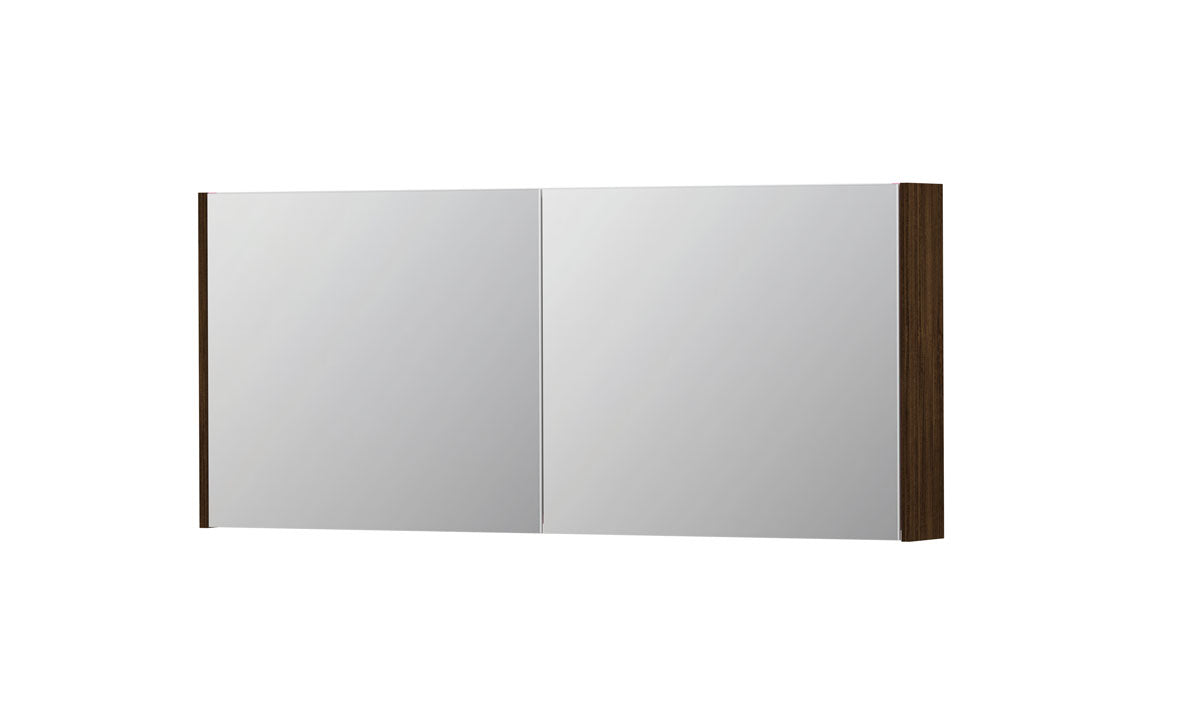 Ink SPK1 spiegelkast 2 deuren - 140x60cm - koper eiken