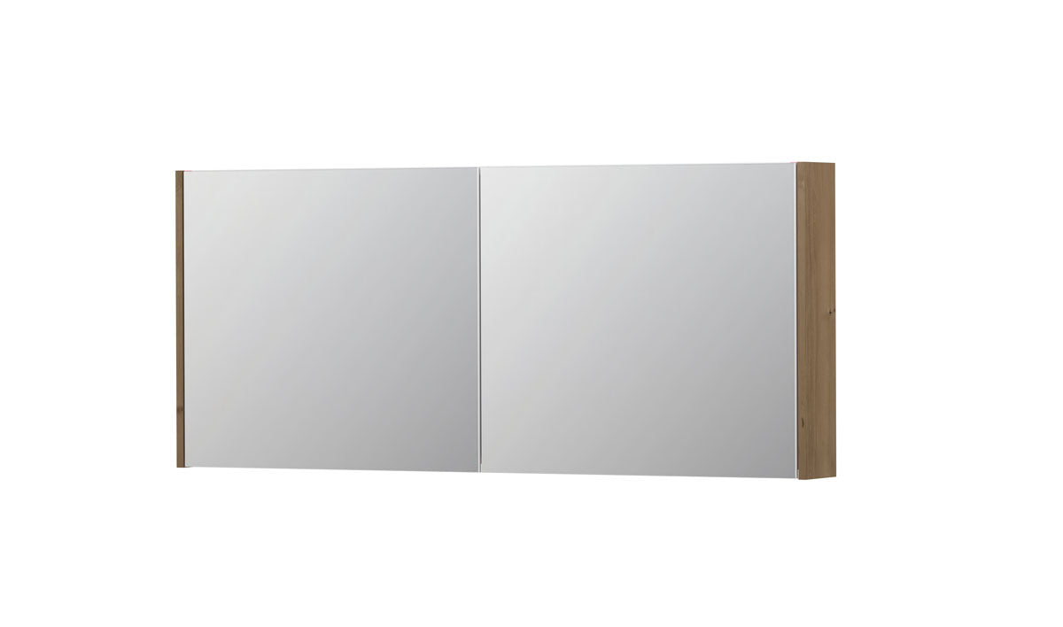 Ink SPK1 spiegelkast 2 deuren - 140x60cm - fineer ash grey