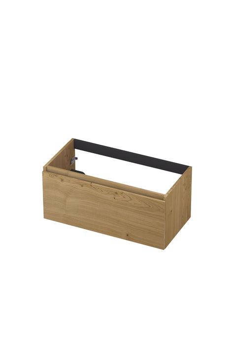 Ink onderkast - houten keerlijst - fineer ash grey - 1 lade - symmetrisch - 90x45cm - 1221232