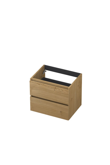 Ink onderkast - houten keerlijst - fineer ash grey - 2 laden - symmetrisch - 60x45cm -  1221402