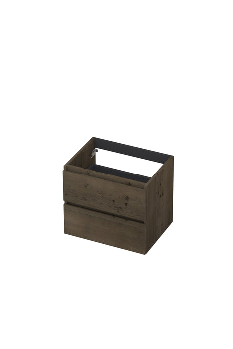 Ink onderkast - houten keerlijst - Fineer charcoal - 2 laden - symmetrisch - 60x45cm - 1221404
