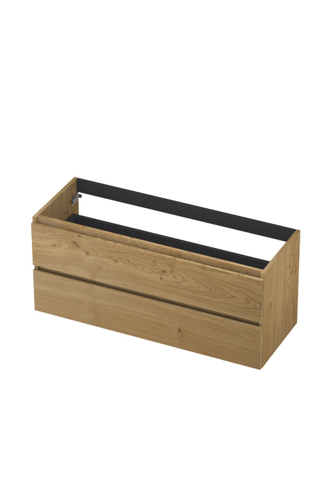 Ink onderkast - houten keerlijst - Fineer natur - 2 laden - symmetrisch - 120x45cm - 1221452