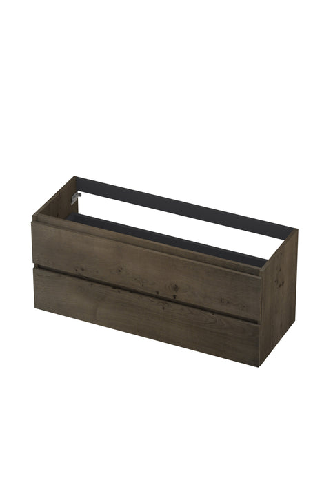 Ink onderkast - houten keerlijst - Fineer charcoal - 2 laden - symmetrisch - 120x45cm - 1221454