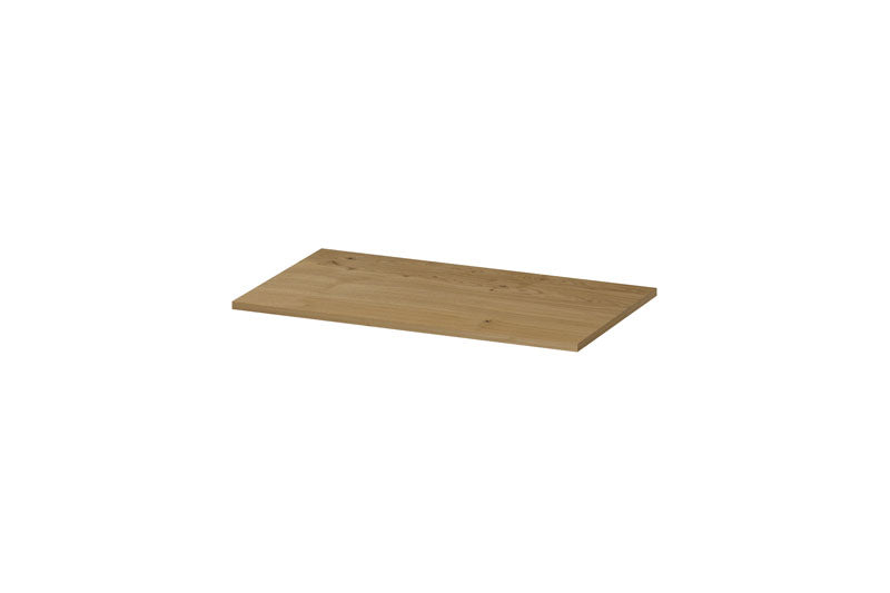 Ink Topdeck 45 topblad t.b.v. onderkast - 80x45x1,6cm - fineer natur