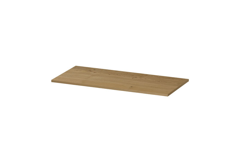 Ink Topdeck 45 topblad t.b.v. onderkast - 100x45x1,6cm - fineer natur