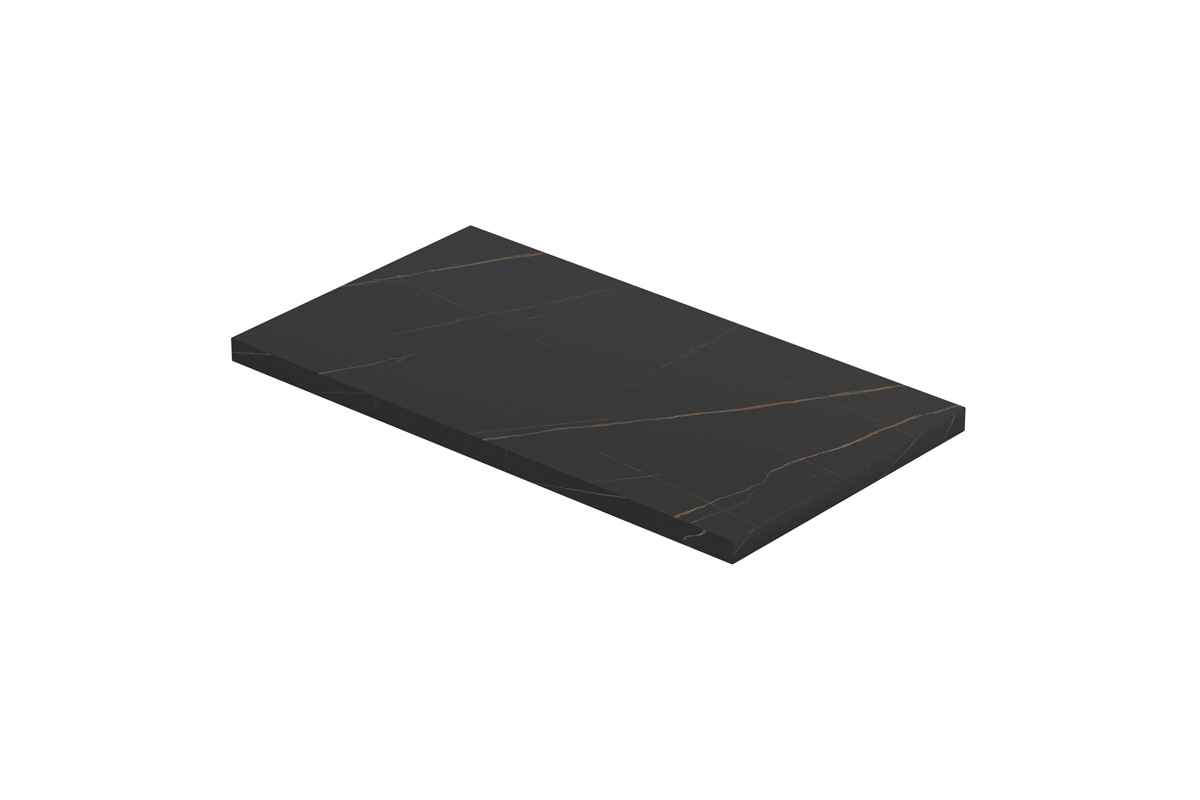Ink Topdeck XS afdekplaat 40x22cm keramische slab - lauren black matt