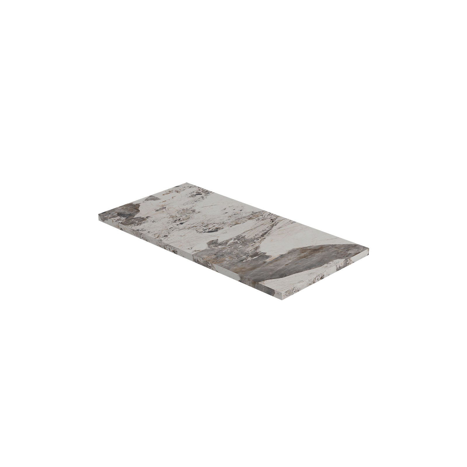 Ink Topdeck XS afdekplaat 40x22cm keramische slab - Island Glossy