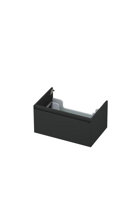 Ink onderkast - houten keerlijst - 1 lade - Mat antraciet - 70x45cm - 1240111