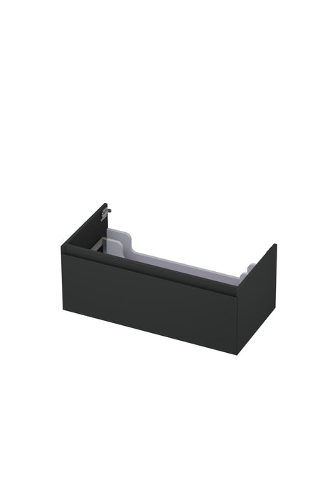 Ink onderkast - houten keerlijst - 1 lade - Mat antraciet - 90x45cm - 1240121