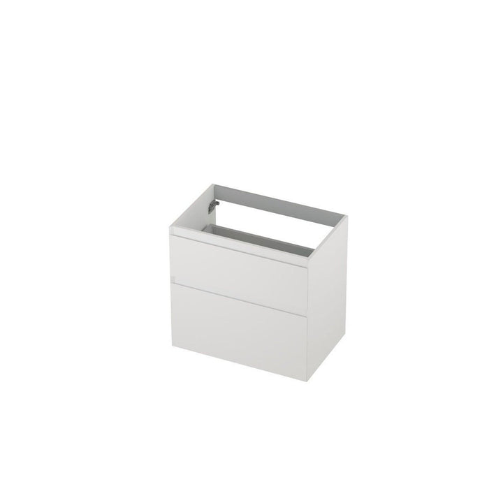 Ink onderkast 70x45cm - greeploos - 2 lades asymmetrisch - mat wit