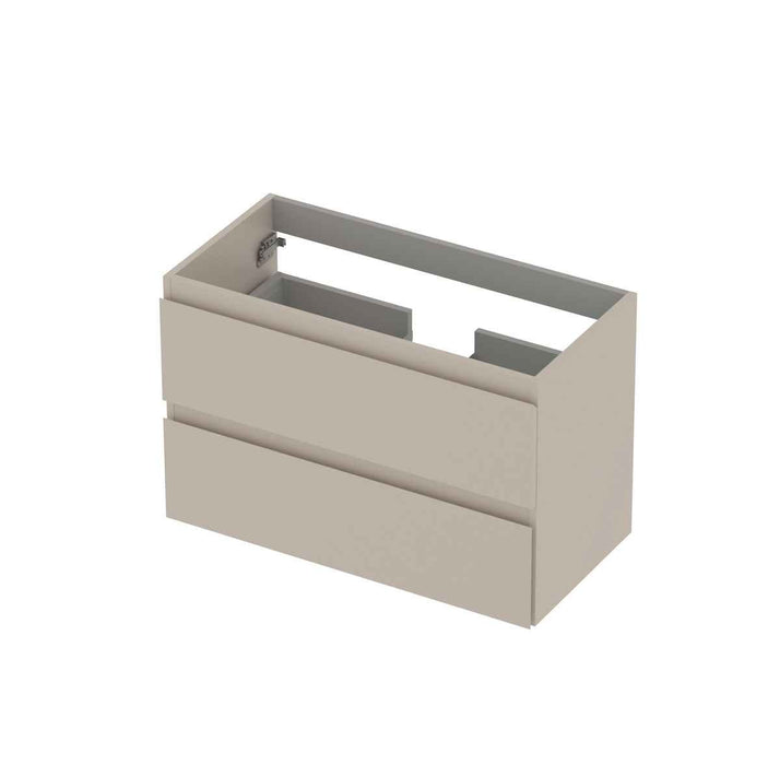 Ink onderkast - houten keerlijst - 2 laden - Mat Wit - 80x40cm - 1241010