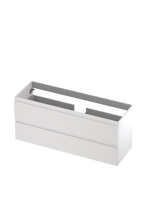 Ink onderkast 120x40cm - greeploos - 2 lades - mat wit