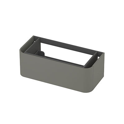 Ink Concept R afgeronde onderkast 1 lade - 100x45cm - glad - mat beton groen