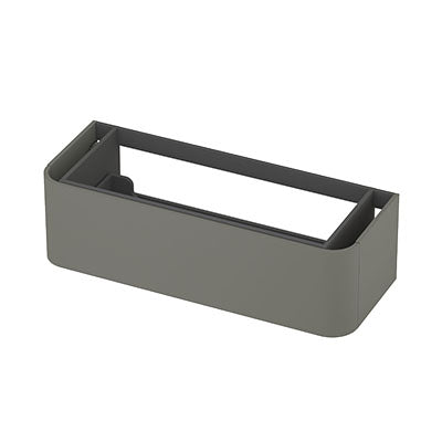 Ink Concept R afgeronde onderkast 1 lade - 120x45cm - glad - mat beton groen