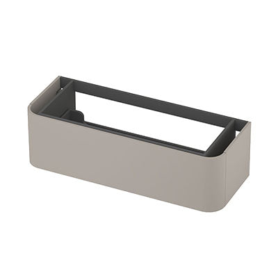 Ink Concept R afgeronde onderkast 1 lade - 120x45cm - glad - mat kasjmier grijs