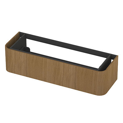 Ink Concept R afgeronde onderkast 1 lade - 140x45cm - glad - fineer light