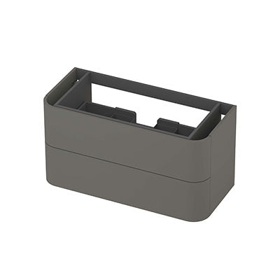 Ink Concept R afgeronde onderkast 2 lades - 100x45cm - glad - mat beton groen
