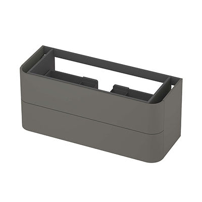 Ink Concept R afgeronde onderkast 2 lades - 120x45cm - glad - mat beton groen