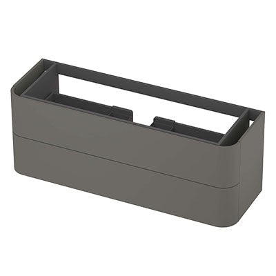 Ink Concept R afgeronde onderkast 2 lades - 140x45cm - glad - mat beton groen