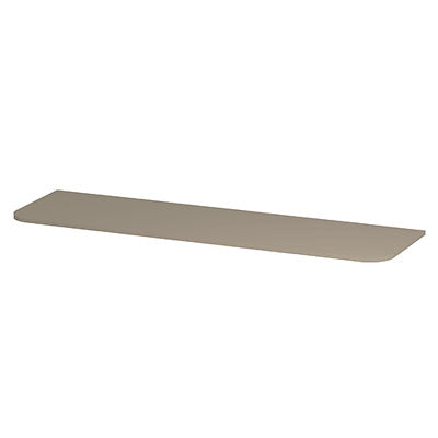 Ink Concept R topplaat gelakt tbv afgeronde onderkast - 160x45cm - Mat creme cotton