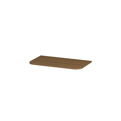Ink Concept R topplaat fineer tbv afgeronde onderkast - 80x45cm - fineer light