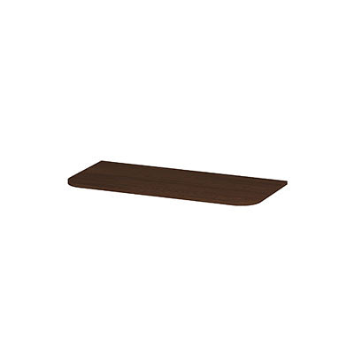 Ink Concept R topplaat fineer tbv afgeronde onderkast - 100x45cm - fineer shadow