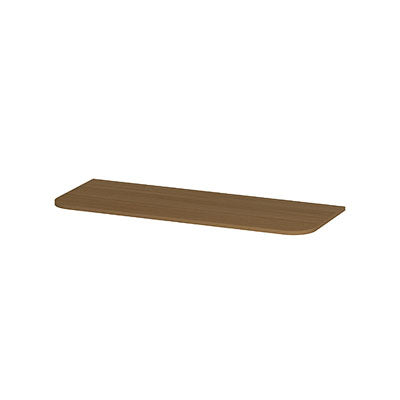 Ink Concept R topplaat fineer tbv afgeronde onderkast - 120x45cm - fineer light