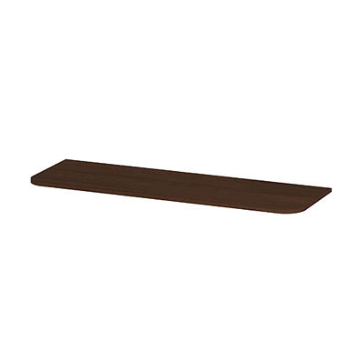 Ink Concept R topplaat fineer tbv afgeronde onderkast - 140x45cm - fineer shadow