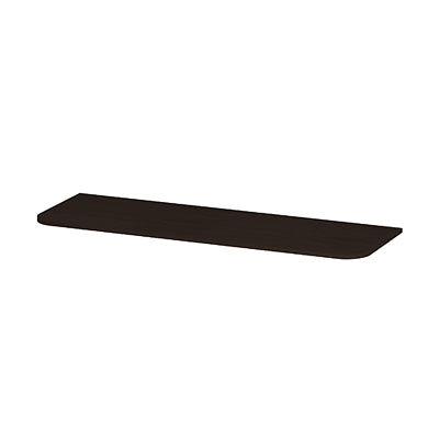 Ink Concept R topplaat fineer tbv afgeronde onderkast - 140x45cm - fineer dark
