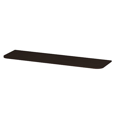 Ink Concept R topplaat fineer tbv afgeronde onderkast - 160x45cm - fineer dark