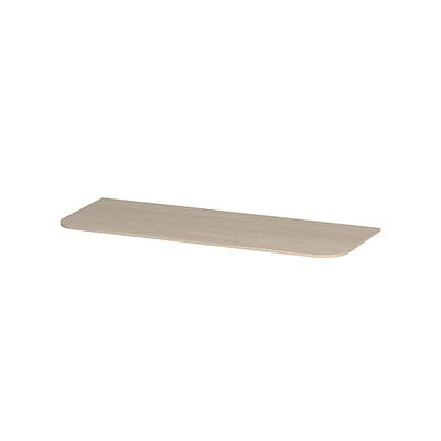 Ink Concept R topplaat keramische slab tbv afgeronde onderkast - 120x45cm - Travertin matt