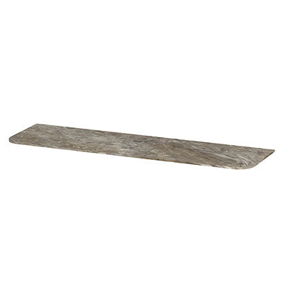Ink Concept R topplaat keramische slab tbv afgeronde onderkast - 160x45cm - Earth Glossy